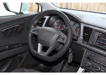 Lampa Κάλυμμα Τιμονιού Αυτοκινήτου Sport-Grip 34-51εκ. Σιλικόνης Σούπερ ελαστικό κατάλληλο για όλα τα μεγέθη Μαύρο 1-τεμ. (L3298.6)