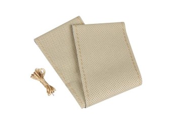 ΡΑΦΤΟ ΚΑΛΥΜΜΑ ΤΙΜΟΝΙΟΥ ΔΙΑΤΡΗΤΟ ΔΕΡΜΑΤΙΝΟ PREMIUM PERFORATED ΜΠΕΖ ΜΕ ΜΠΕΖ ΡΑΦΗ