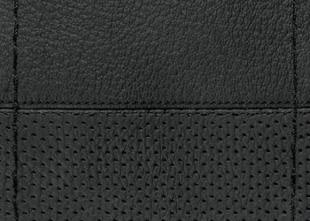 Lampa Κάλυμμα Τιμονιού Αυτοκινήτου Sport Leather Top Grip Δετό 37-39εκ. Λείο & Διάτρητο Γνήσιο Δέρμα Μαύρο με Μαύρη Ραφή 1-τεμ. (L3299.8)