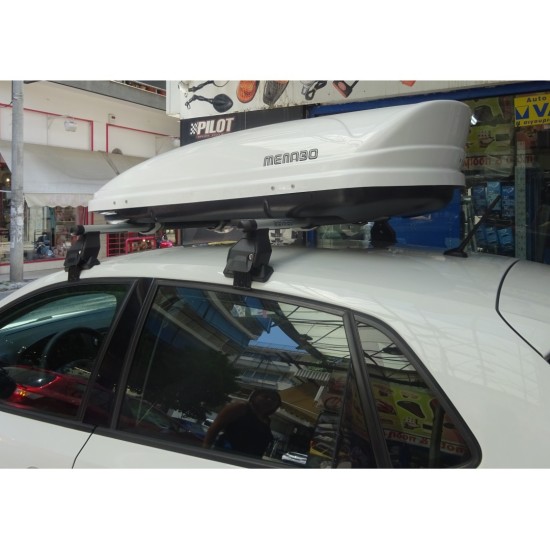 ΜΠΑΓΚΑΖΙΕΡΑ ΟΡΟΦΗΣ MANIA 400 WHITE ΛΕΥΚΗ ΜΕ ΓΥΑΛΙΣΤΕΡΗ ΥΦΗ MENABO