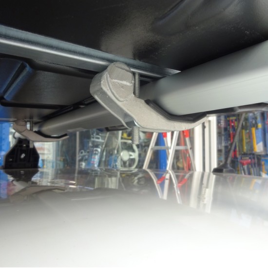 ΜΠΑΓΚΑΖΙΕΡΑ ΟΡΟΦΗΣ MANIA 400 WHITE ΛΕΥΚΗ ΜΕ ΓΥΑΛΙΣΤΕΡΗ ΥΦΗ MENABO