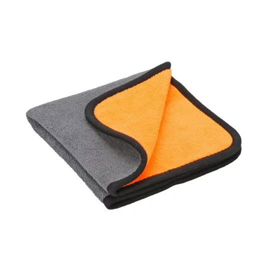 Lampa - Πανάκι για καθάρισμα - γυάλισμα - στέγνωμα με Microfibre (Μικροΐνες) Διπλής Όψης Premium (40x40 cm) - Γκρι / Πορτοκαλί - 1 τεμ. (L3716.5)