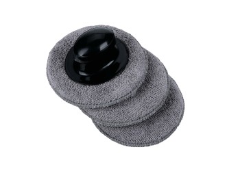 ΛΑΒΗ ΧΕΙΡΟΣ ΓΥΑΛΙΣΜΑΤΟΣ ΜΕ 3 ΣΦΟΥΓΓΑΡΙΑ ΜΙΚΡΟΙΝΩΝ (MICROFIBRE) ΣΤΡΟΓΓΥΛΑ Φ 100mm LAMPA - 3 ΤΕΜ