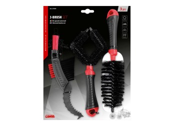 ΒΟΥΡΤΣΕΣ UNIVERSAL ΓΙΑ ΚΑΘΑΡΙΣΜΟ MOTO ΜΕ ΑΝΤΙΟΛΙΣΘΗΤΙΚΗ ΛΑΒΗ 3 ΤΕΜ