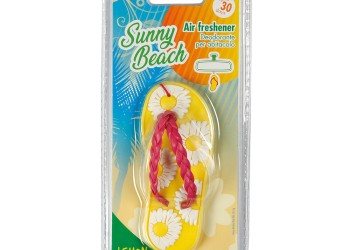 ΑΡΩΜΑΤΙΚΟ ΑΕΡΑΓΩΓΟΥ SUNNY BEACH ΛΕΜΟΝΙ 20,5gr LAMPA - 1 ΤΕΜ