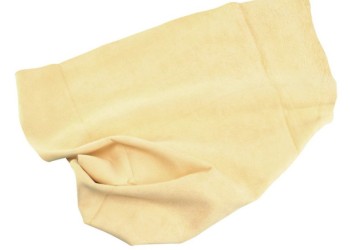 ΓΝΗΣΙΟ ΔΕΡΜΑ ΣΑΜΟΥΑ (CHAMOIS) ΑΠΟ ΦΥΣΙΚΟ 100% ΔΕΡΜΑ ΠΡΟΒΑΤΟΥ 40x62cm (ΠΕΤΣΙ)