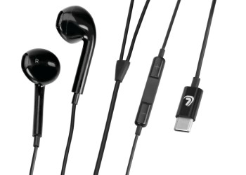 ΑΚΟΥΣΤΙΚΑ ΜΕ ΜΙΚΡΟΦΩΝΟ ΓΙΑ ΚΛΗΣΕΙΣ ΚΑΙ ΑΝΑΠΑΡΑΓΩΓΗ ΗΧΟΥ USB TYPE C 1,2m ΜΑΥΡΟ SMARTPHONE ESSENTIALS LAMPA - 1 TEM.