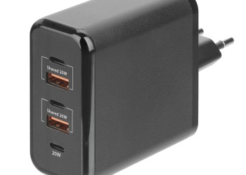 ΦΟΡΤΙΣΤΗΣ ΜΕ ΟΙΚΙΑΚΗ ΠΡΙΖΑ 100/230V 60W ΜΕ 5 ΘΥΡΕΣ USB (USB Ax2/USB Cx3) QUICK CHARGE MULTIPOWER