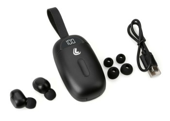 ΑΚΟΥΣΤΙΚΑ ΑΣΥΡΜΑΤΑ BLUETOOTH ΜΕ ΘΗΚΗ +ΚΑΛΩΔΙΟ ΦΟΡΤΙΣΗΣ USB(ΜΟΥΣΙΚΗ/ΚΛΗΣΕΙΣ/ΜΙΚΡΟΦΩΝΟ) ΜΑΥΡΟ EKKO5.0​ LAMPA - 1 TEM.