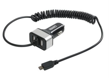 ΑΝΤΑΠΤΟΡΑΣ ΑΝΑΠΤΗΡΑ 12/24V ΜΕ 2 USB ΚΑΙ ΚΑΛΩΔΙΟ ΦΟΡΤΙΣΗΣ MICRO USB