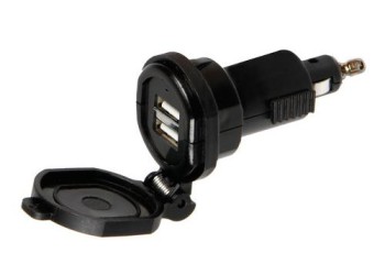 ΦΟΡΤΙΣΤΗΣ ΑΝΤΑΠΤΟΡΑΣ ΑΝΑΠΤΗΡΑ UNI-TECH 12/32V ΑΠΟ DIN ΣΕ 2 USB 2700mA FAST CHARGER ΑΔΙΑΒΡΟΧΟΣ