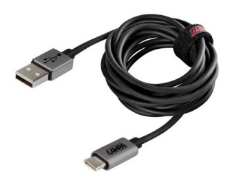 ΚΑΛΩΔΙΟ ΦΟΡΤΙΣΗΣ ΚΑΙ ΣΥΓΧΡΟΝΙΣΜΟΥ USB TYPE C ULTRA SPEED 480MB/S 200cm SILVER LINE