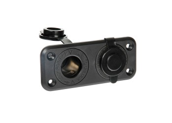 ΠΡΙΖΑ ΑΝΑΠΤΗΡΑ  ΔΙΠΛΗ ΜΕ ΚΑΠΑΚΙ 12/24V