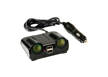 ΑΝΤΑΠΤΟΡΑΣ 2ΠΛΟΣ ΑΝΑΠΤΗΡΑ + 2USB 12/24V