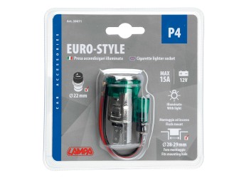 ΥΠΟΔΟΧΗ ΑΝΑΠΤΗΡΑ 12V ΜΕ ΦΩΣ 22mm ΜΟΝΟ ΤΟ ΘΗΛΥΚΟ LAMPA - 1 TEM.