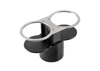 ΠΟΤΗΡΟΘΗΚΗ ΔΙΠΛΗ TWIN-HOLDER - ΘΗΚΕΣ 68 mm (ΜΕ ΒΑΣΗ 65 mm) ΤΑΦ ΠΟΤΗΡΟΘΗΚΗΣ