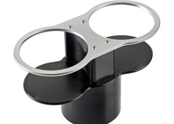 ΠΟΤΗΡΟΘΗΚΗ ΔΙΠΛΗ TWIN-HOLDER - ΘΗΚΕΣ 68 mm (ΜΕ ΒΑΣΗ 65 mm) ΤΑΦ ΠΟΤΗΡΟΘΗΚΗΣ