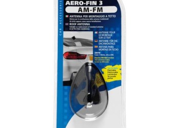 ΚΕΡΑΙΑ ΚΑΡΧΑΡΙΑΣ AERO-FIN 3 ΜΑΥΡΗ AM/FM 66x97x70mm