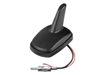 ΚΕΡΑΙΑ ΚΑΡΧΑΡΙΑΣ AERO-FIN 4 12V ΜΑΥΡΗ AM/FM ΜΕ ΕΝΙΣΧΥΤΗ ΣΗΜΑΤΟΣ 55x85x64mm