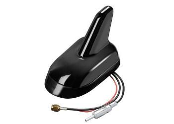 ΚΕΡΑΙΑ ΚΑΡΧΑΡΙΑΣ AERO-FIN 5 12V ΜΑΥΡΗ AM/FM/GPS ΜΕ ΕΝΙΣΧΥΤΗ ΣΗΜΑΤΟΣ 64x108x67mm