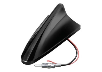 ΚΕΡΑΙΑ ΚΑΡΧΑΡΙΑΣ AERO-FIN 6 12V ΜΑΥΡΗ AM/FM ΜΕ ΕΝΙΣΧΥΤΗ ΣΗΜΑΤΟΣ 78x148x59mm