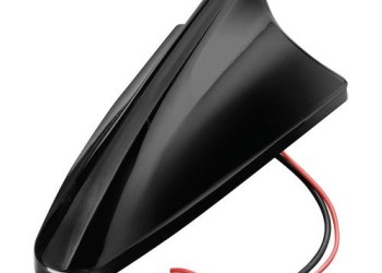 ΚΕΡΑΙΑ ΚΑΡΧΑΡΙΑΣ AERO-FIN 6 12V ΜΑΥΡΗ AM/FM ΜΕ ΕΝΙΣΧΥΤΗ ΣΗΜΑΤΟΣ 78x148x59mm