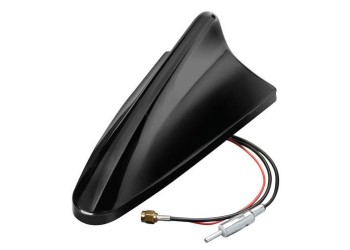 ΚΕΡΑΙΑ ΚΑΡΧΑΡΙΑΣ AERO-FIN 3 12V ΜΑΥΡΗ AM/FM/GPS ΜΕ ΕΝΙΣΧΥΤΗ ΣΗΜΑΤΟΣ 78x148x59mm