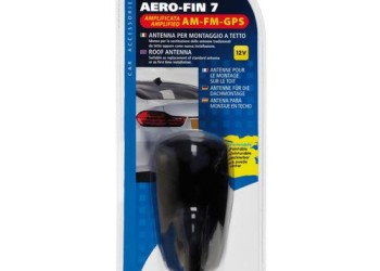 ΚΕΡΑΙΑ ΚΑΡΧΑΡΙΑΣ AERO-FIN 7 12V ΜΑΥΡΗ AM/FM/GPS ΜΕ ΕΝΙΣΧΥΤΗ ΣΗΜΑΤΟΣ 68x116x66mm