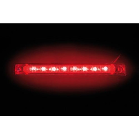 ΦΩΣ ΟΓΚΟΥ 8LED ΚΟΚΚΙΝΟ 12/24V 150mm ΑΔΙΑΒΡΟΧΟ 1ΤΕΜ.