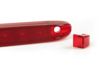 ΦΩΣ ΟΓΚΟΥ 8LED ΚΟΚΚΙΝΟ 12/24V 150mm ΑΔΙΑΒΡΟΧΟ 1ΤΕΜ.