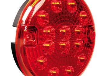 ΦΩΣ ΦΟΡΤΗΓΟΥ ΠΙΣΩ 12/24V 14LED ΚΟΚΚΙΝΟ ΣΤΡΟΓΓΥΛΟ 140mm 1ΤΕΜ.