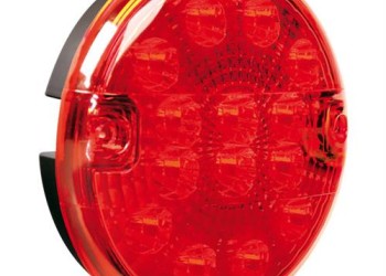 ΦΩΣ ΦΟΡΤΗΓΟΥ ΠΙΣΩ 12/24V 14LED ΚΟΚΚΙΝΟ ΣΤΡΟΓΓΥΛΟ 140mm 1ΤΕΜ.