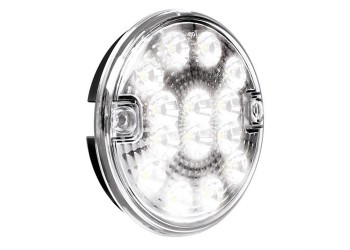 ΦΩΣ ΦΟΡΤΗΓΟΥ ΠΙΣΩ 12/24V 14LED ΔΙΑΦΑΝΟ ΣΤΡΟΓΓΥΛΟ 140mm 1ΤΕΜ.
