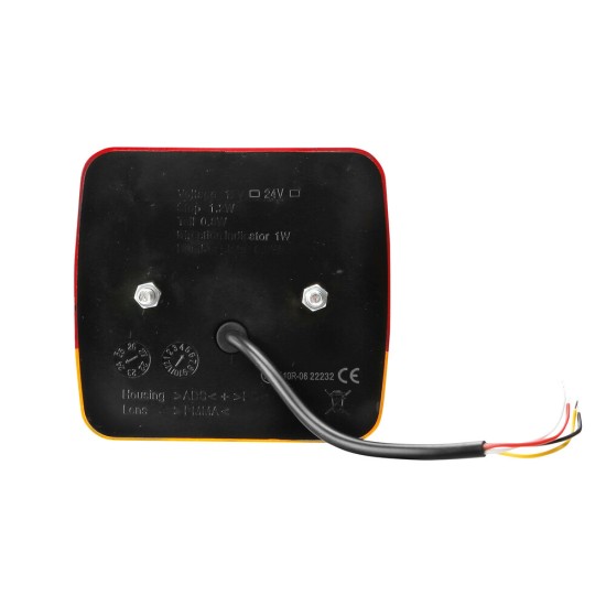 Lampa - Φανάρι τρέιλερ/φορτηγού πίσω 5 χρήσεων 16LED τύπου standard τάση λειτουργίας 12/24V διάσταση 97x105x36mm για Επιβατικά Αυτοκίνητα και Φορτηγά - 1 τεμ. (L4155.5)
