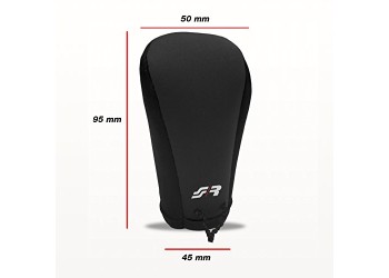 ΚΑΛΥΜΜΑ ΓΙΑ ΠΟΜΟΛΟ ΤΑΧΥΤΗΤΩΝ GEAR KNOB COVER ΜΑΥΡΟ ΜΙΚΡΟΦΙΜΠΡΑ