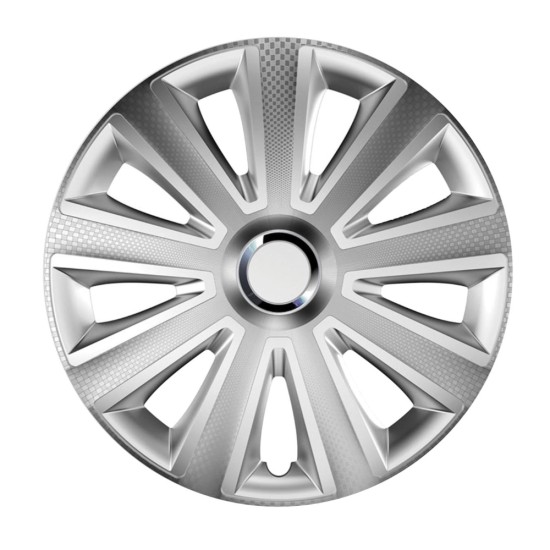 Amio - ΤΑΣΙΑ 16" AVIATOR CARBON RC ΑΣΗΜΙ ΣΕΤ ΣΕ ΚΟΥΤΙ - 4 ΤΕΜ (4301/AM)