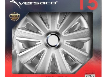 Amio - ΤΑΣΙΑ 15" AVIATOR CARBON RC ΑΣΗΜΙ ΣΕΤ ΣΕ ΚΟΥΤΙ - 4 ΤΕΜ (4295/AM)