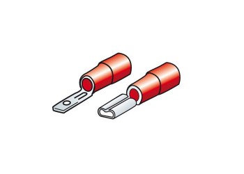 Φισάκια κιτ 2,8x0,5mm 20τεμ. Κόκκινα