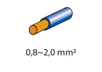 Φισάκια 6,3x0.8mm LAMPA - 20 TEM.