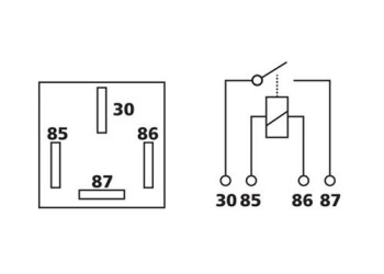 Ρελέ Φορτηγού 24V 40Α 4 επαφών