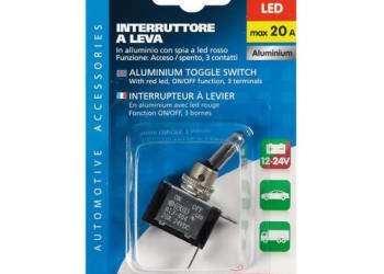 ΔΙΑΚΟΠΤΗΣ ΑΕΡΟΠΟΡΙΚΟΥ ΤΥΠΟΥ 2 ΘΕΣΕΩΝ 12,2mm 12V 20A ΜΕ LED ΚΟΚΚΙΝΟ