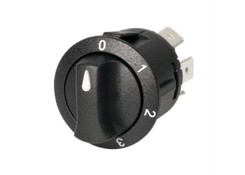 ΔΙΑΚΟΠΤΗΣ 4 ΘΕΣΕΩΝ 12/24V 10A ΣΤΡΟΓΓΥΛΟΣ 23mm