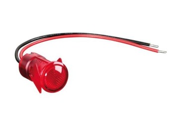 ΛΑΜΠΑΚΙ ΣΥΝΑΓΕΡΜΟΥ 12/24V 14mm ΚΟΚΚΙΝΟ