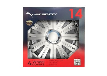 Amio - ΤΑΣΙΑ 14" HUBCAP RC ACTIVE ΑΣΗΜΙ - ΣΕΤ 4ΤΕΜ ΣΕ ΚΟΥΤΙ (4731/AM)