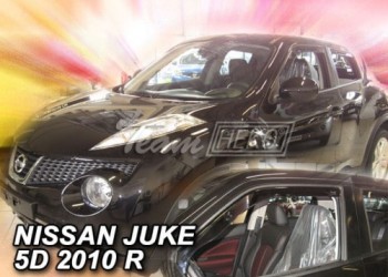 ΑΝΕΜΟΘΡΑΥΣΤΕΣ ΓΙΑ NISSAN JUKE 5D 2010-2020 ΖΕΥΓΑΡΙ ΑΠΟ ΕΥΚΑΜΠΤΟ ΦΙΜΕ ΠΛΑΣΤΙΚΟ HEKO - 2 ΤΕΜ.