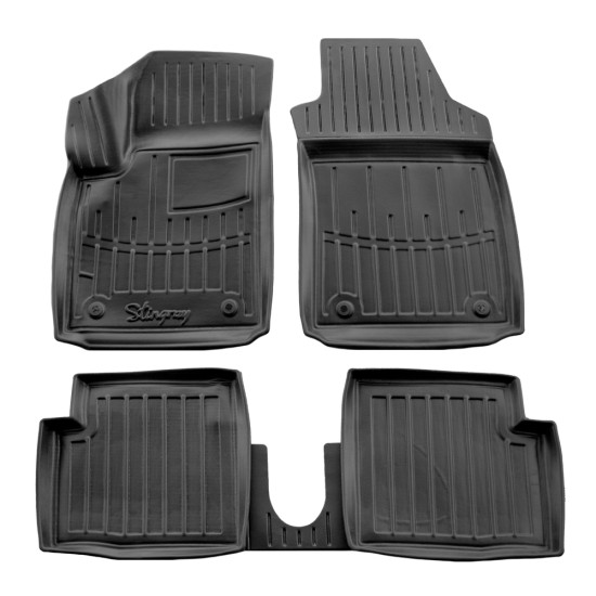 ΠΑΤΑΚΙA ΛΑΣΤΙΧΟ ΣΕ ΣΚΑΦΗ ME KOYMΠΩΜΑΤΑ ΓΙΑ FIAT 500 3D 2007+ RACE AXION - 5 Τεμ.