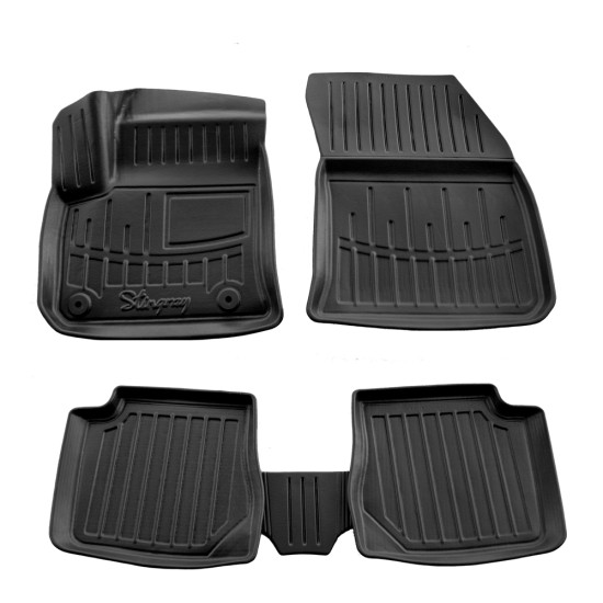 ΠΑΤΑΚΙA ΛΑΣΤΙΧΟ ΣΕ ΣΚΑΦΗ ME KOYMΠΩΜΑΤΑ ΓΙΑ PEUGEOT E-2008 2019+ RACE AXION - 5 Τεμ.