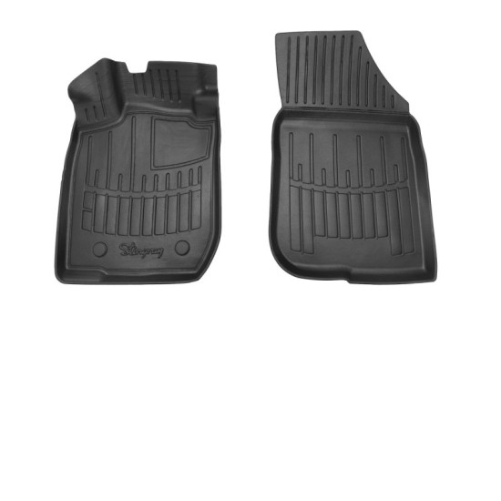 Race Axion - Πατάκια Για Dacia Duster (HS) 2010-2018 5πορτο 2WD Λάστιχο Σκαφάκια Προστατευτικά Με Κουμπώματα υλικό Λάστιχο για Επιβατικά Αυτοκίνητα - 2 τεμ. (5018272/ST)