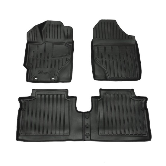 Race Axion - Πατάκια Για Toyota Yaris III (XP13) 2011-2020 3πορτο / 5πορτο Λάστιχο Σκαφάκια Με Κουμπώματα για Επιβατικά Αυτοκίνητα - 4 τεμ. (5022574/ST)