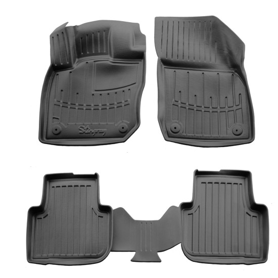 ΠΑΤΑΚΙA ΛΑΣΤΙΧΟ ΣΕ ΣΚΑΦΗ ΧΩΡΙΣ KOYMΠΩΜΑΤΑ ΓΙΑ VW TIGUAN 5D 2024+ RACE AXION - 4 Τεμ.